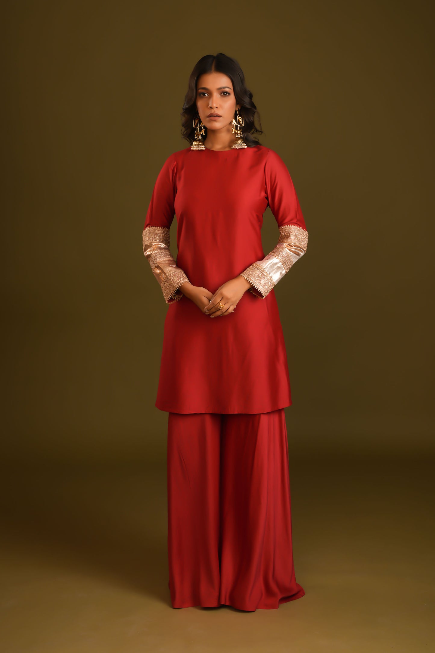 Shobhana Gota Cotton Silk Suit