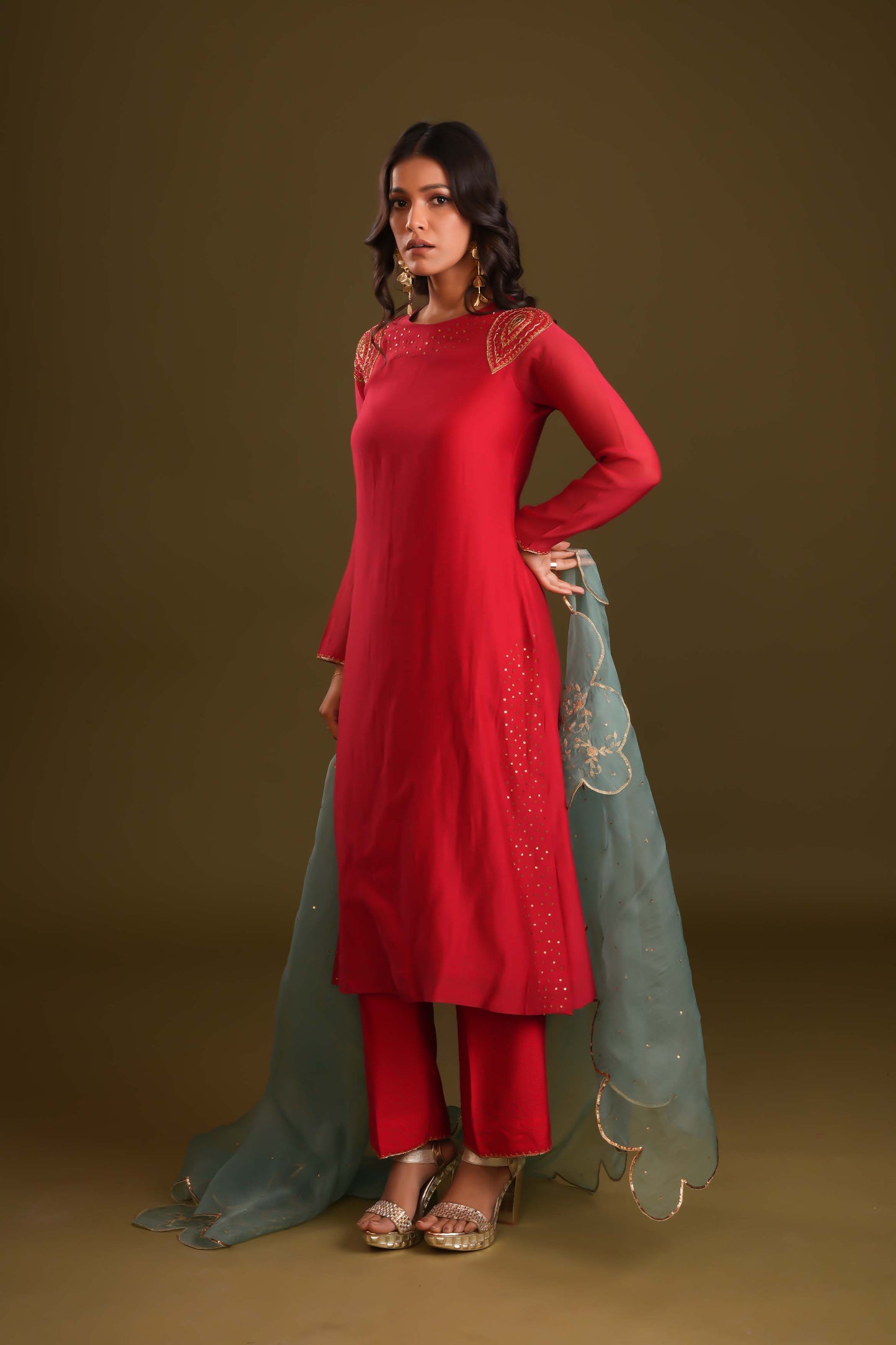 Shobhana Sitara Chanderi Suit