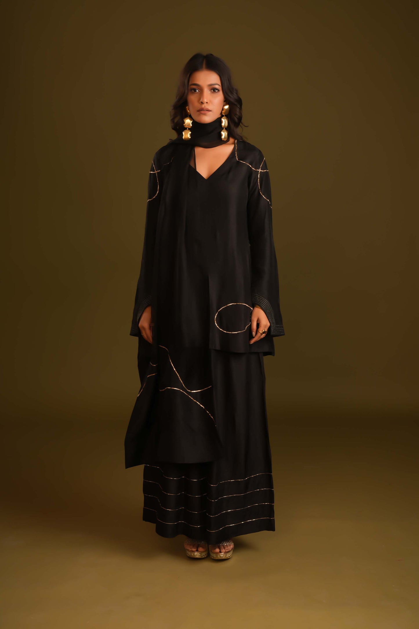 Pitta Work Shirt Set (Black)