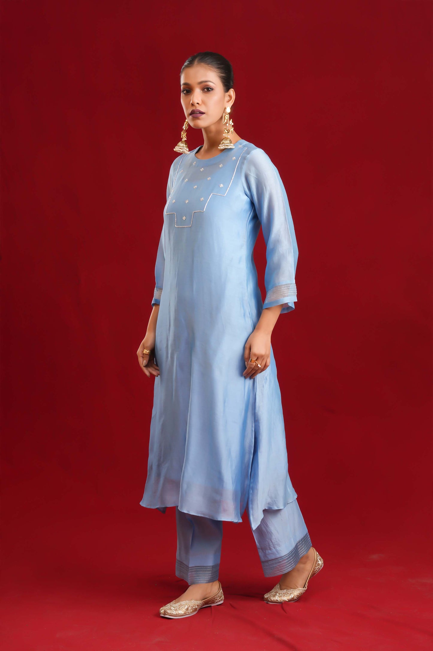 SKY BLUE CLASSIC SUIT SET