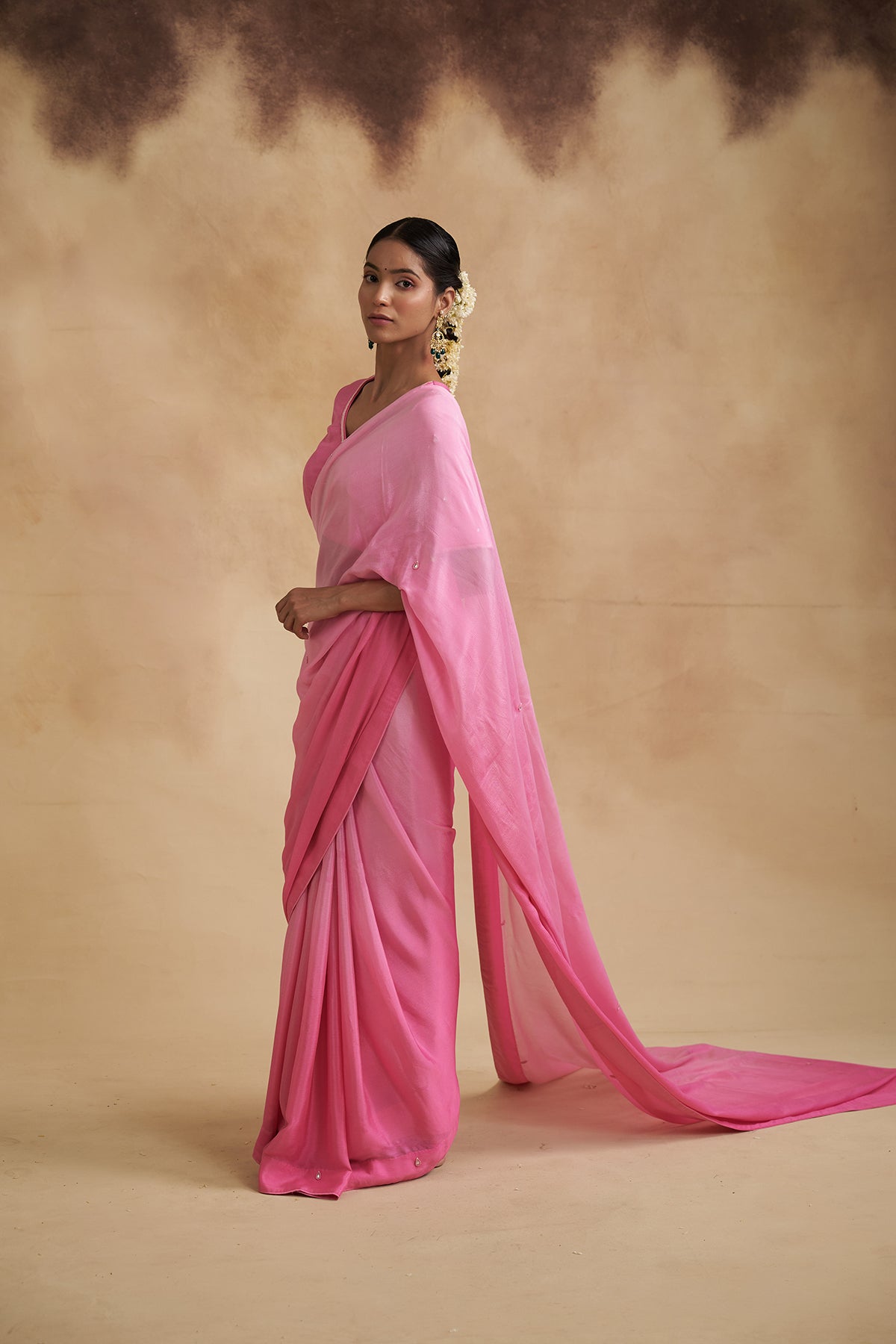 Pink Pichwai Saree