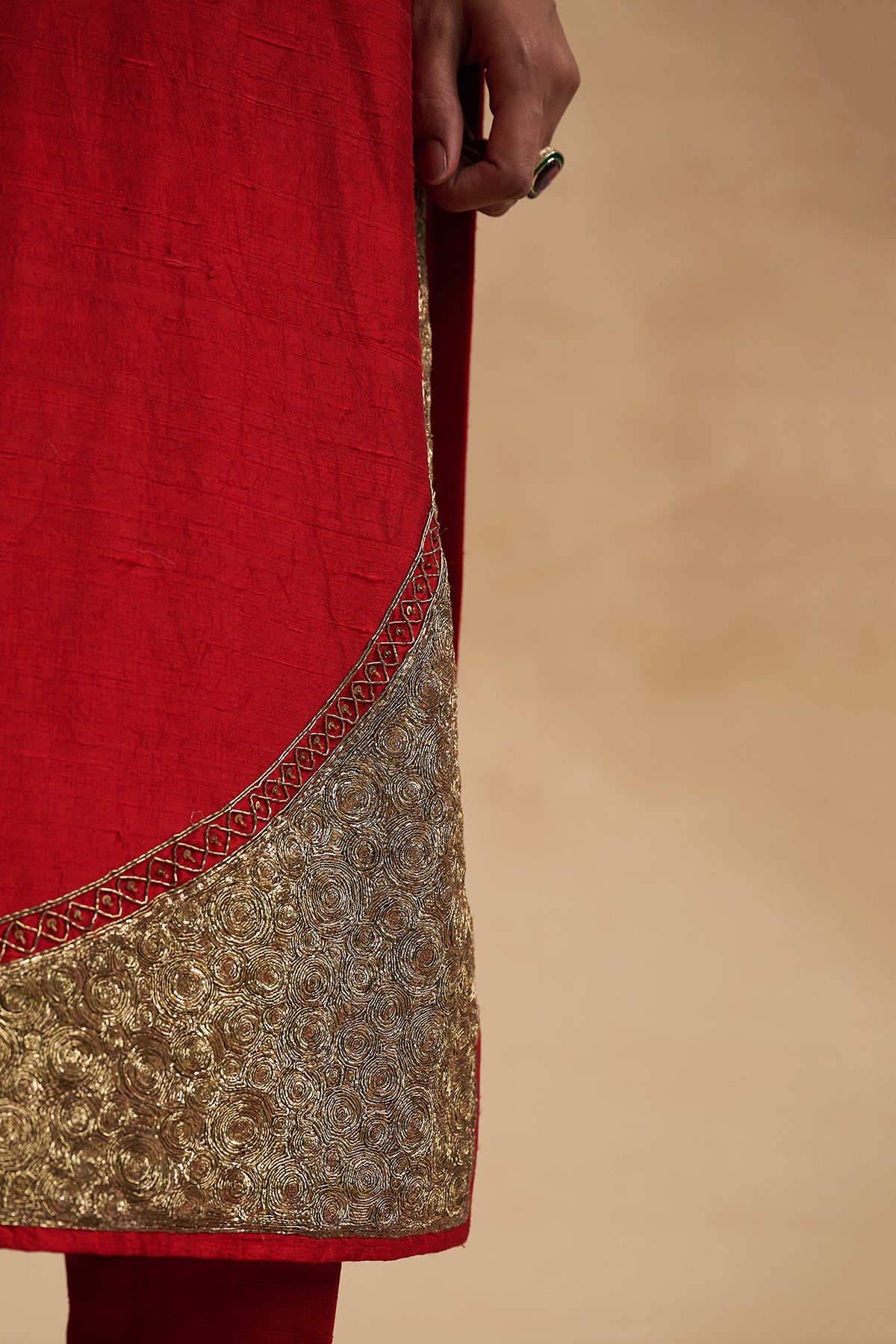 Shobhana Raw Silk Suit