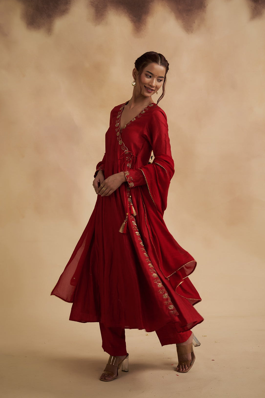 Shobhana Chanderi Silk Suit
