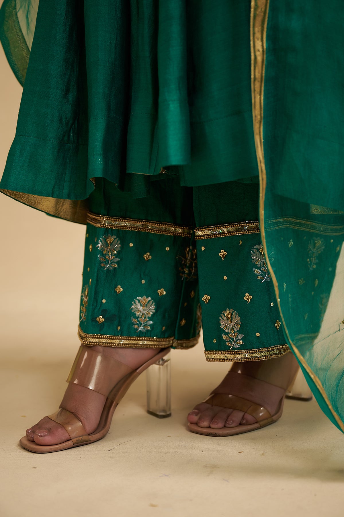 Harit Sajila Silk Suit