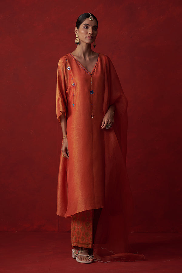 Kausumbha Sheesh Tissue Suit