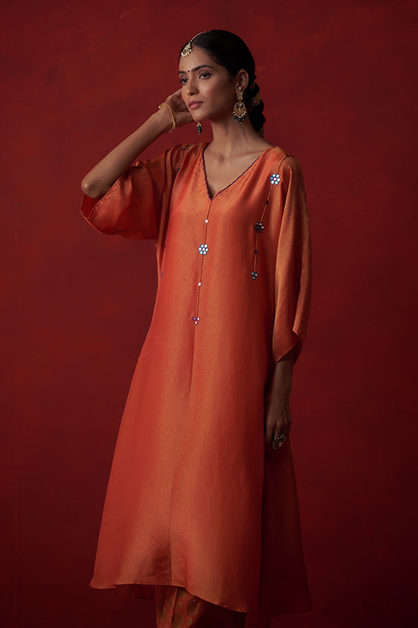 Kausumbha Sheesh Tissue Suit