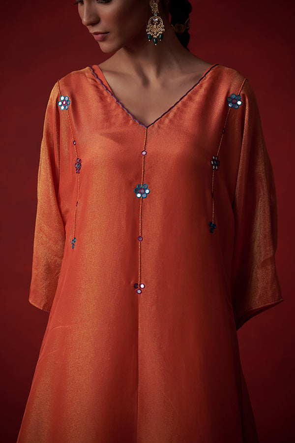 Kausumbha Sheesh Tissue Suit