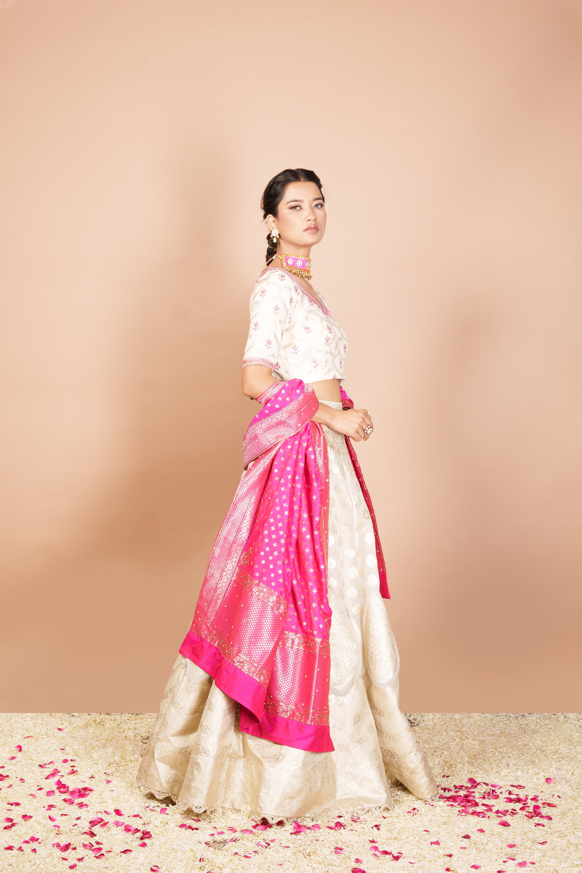 PINK PAVITRA LEHENGA SET