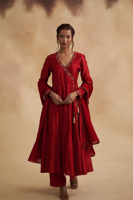 Shobhana Chanderi Silk Suit