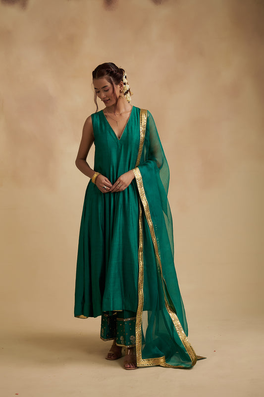 Harit Sajila Silk Suit