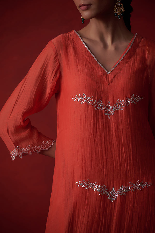 Kausumbha Pitta Mul Chanderi Suit